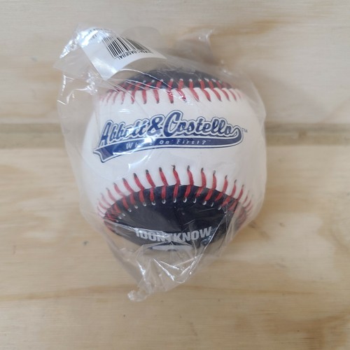 Abbott & Costello Who's on First Baseball Ball What's on Second Classic Comedy