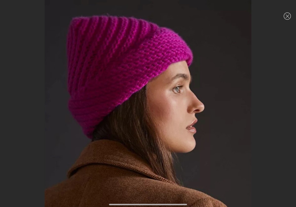 Anthropologie Cashmere collection Beanie Hat one size | eBay