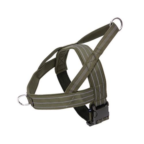 Imbracatura per Cani Riflettente Regolabile Nylon Imbracatura per Cani da Passeggio Imbracatura per Cani M/L/XL - Foto 9 di 14
