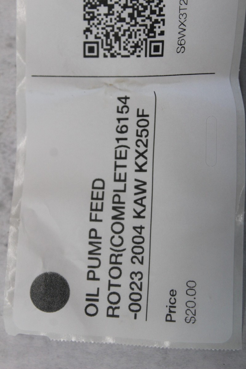 OIL PUMP FEED ROTOR (COMPLETE) 16154-0023 2004 KAW KX250F | eBay OIL PUMP FEED ROTOR (COMPLETE) 16154-0023 2004 KAW KX250F | eBay