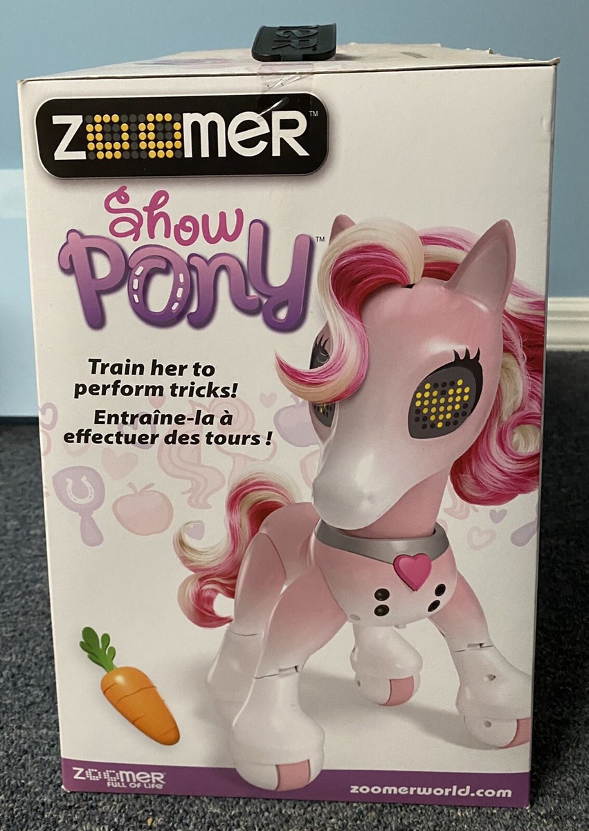 Zoomer Show Pony With Lights Sounds And Interactive Movement Pink