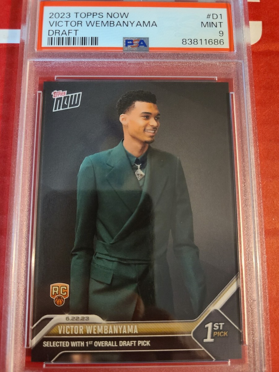 2023 Topps Now Victor Wembanyama Draft San Antonio Spurs PSA 9 | eBay