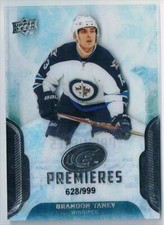 2016-17 UPPER DECK ICE PREMIERES BRANDON TANEV ROOKIE 628/999 WINNIPEG JETS #159