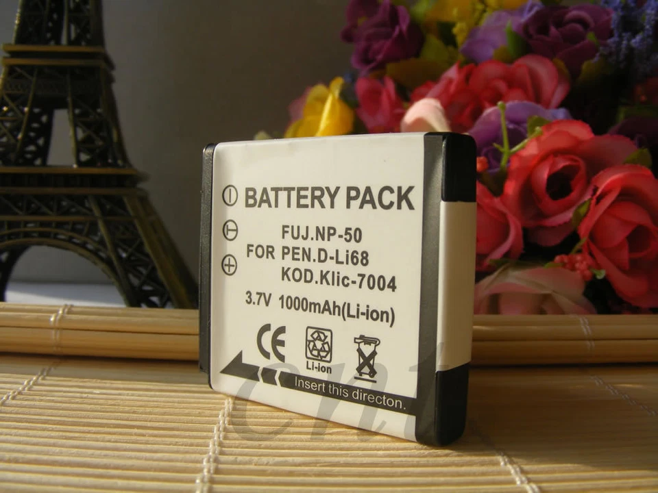 2x NP-50 NP-50A FNP-50 Rechargeable Li-ion Battery for Fuji Finepix F50fd, F60fd - Image 4 of 4