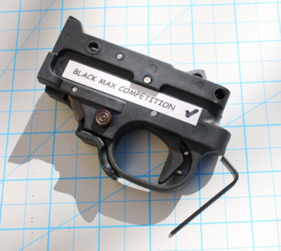 Black Max  COMPETITION by Hornet Custom - Ruger 10/22 Trigger Assembly