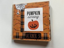 premade scrapbook album 6 by 6 for Halloween