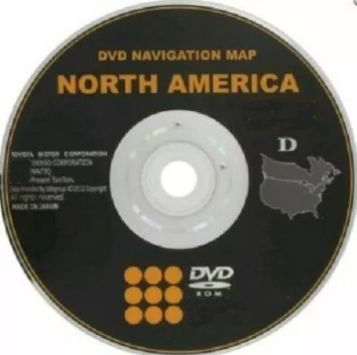 2010-2011 Toyota Prius Navigation Map Update DVD Gen 6 NORTH