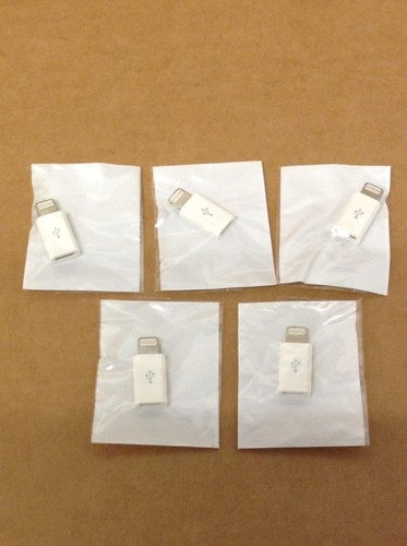 NEW Set Of 20 Micro USB To 8Pin iPhone Cable Adapter Android To iPhone,FREE SHIP - 第 6/12 張圖片
