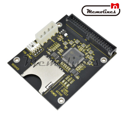 SD Memory To 3.5'' 40Pin Male IDE Hard Disk Drive HDD Card Adapter Converter