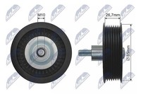 NTY Umlenk-/FüHrungsrolle, Keilriemen U.A. FüR Ford, MERCEDES-BENZ