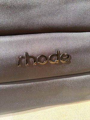 Rhode Oversized Bubble Makeup Bag Black Limited Edition Hailey