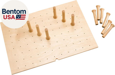Trimmable Pegboard Drawer Divider Organizer, Trim to Fit Wooden Kitchen Cabinet