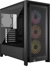 CORSAIR - FRAME 4000D RS ARGB ATX Mid-Tower PC Case - Black