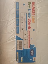 26-pcs Dry Erase Number Line Boards for Mathmatics Kids Double-Sided Reusable