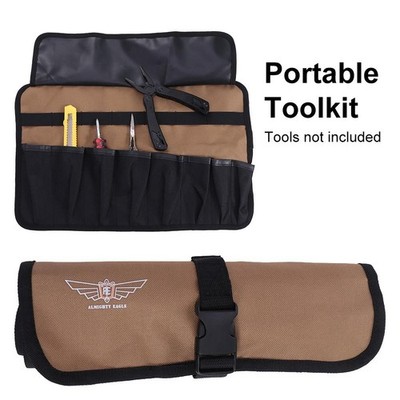1 Stück Faltbare Kleine Werkzeugrolle Utility Werkzeugtasche Oxford Stofftasche Organizer Tasche