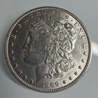 1889 P MORGAN SILVER DOLLAR! NICE AU Coin!