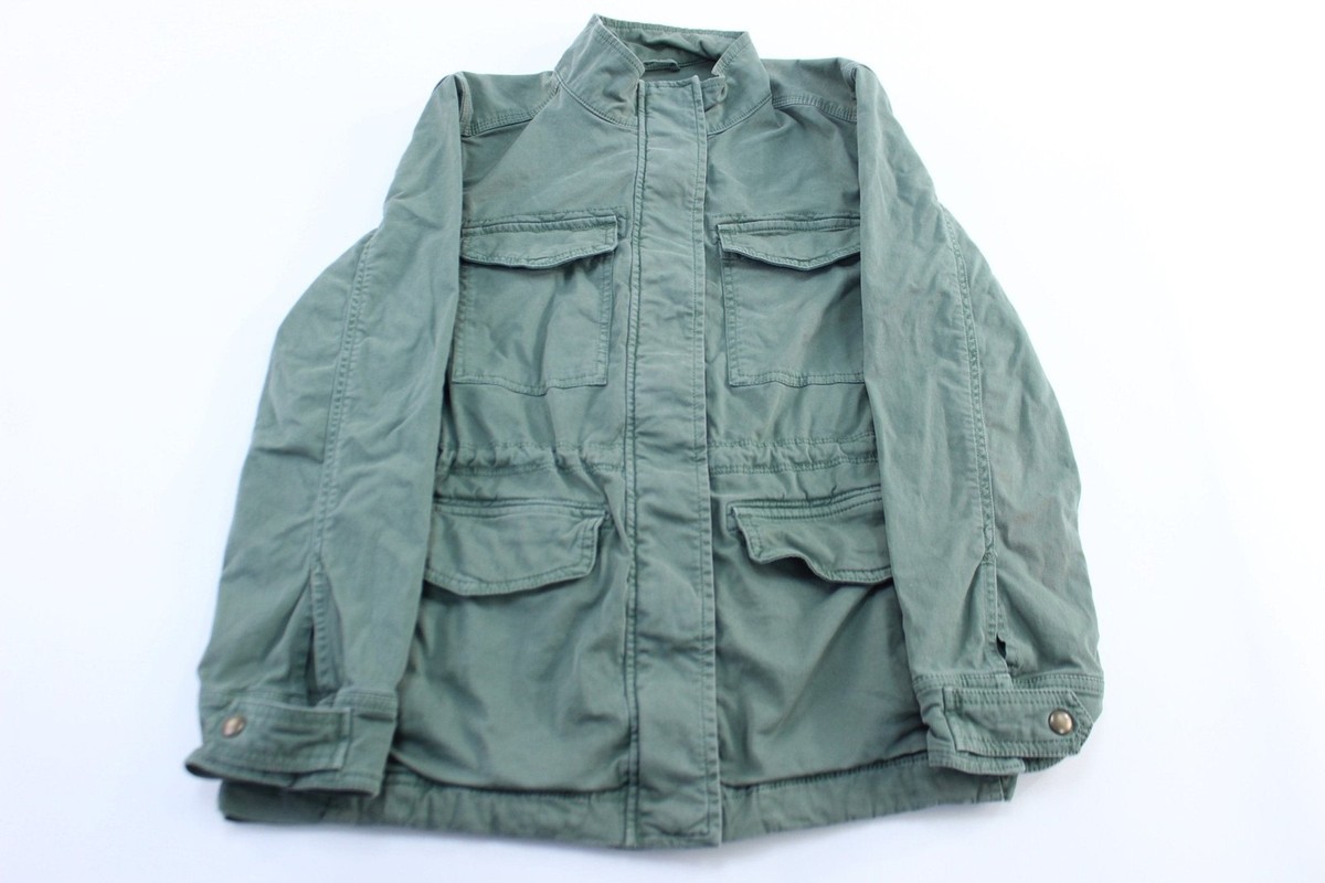 Women's Gap Canvas Utility Green Jacket