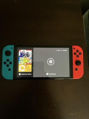 ニンテンドー　スイッチ Nintendo Switch 128GB Blue & Red comes accessories shown. READ