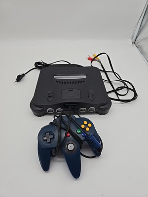 Original Nintendo 64 N64 System mit Controller und allen Anschlüssen