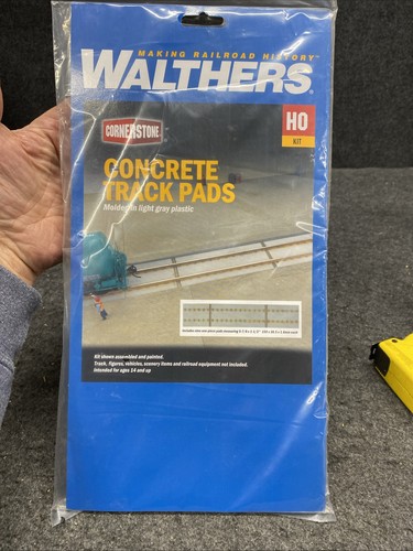 Juego de 9 almohadillas de oruga de hormigón Walthers Cornerstone HO, 933-4163 (WL050126-05) | Zustand: New
