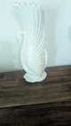 Vintage McCoy Pottery Swan Vase White 12 in Glossy Color