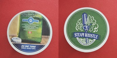 Steam Whistle Do one Thing Brauerei Bierdeckel Bier