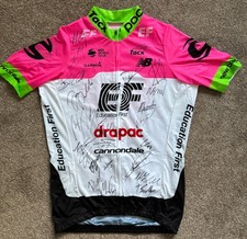 EF Drapac Cannondale Cycling Team Signed Jersey 2018 - issued by the Team