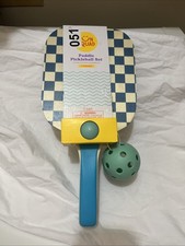 Fun Squad Paddle Pickleball Set Includes 2 Paddles 2 Balls