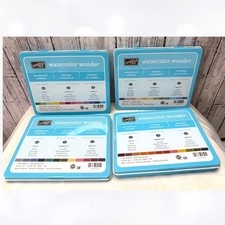Stampin Up WATERCOLOR WONDER Crayons Brights Subtles Regals Lot of 4