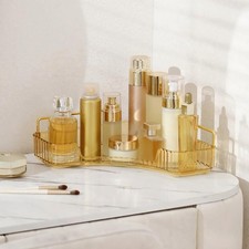 Corner Bathroom Countertop Organizer, Vanity Organizer Trays for Counter, Mak...