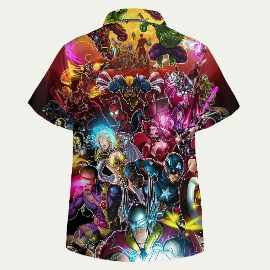 Xmen Avengers Hawaiian Shirt