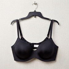 Maidenform 40D Push Up Bra Black Underwire Pa...