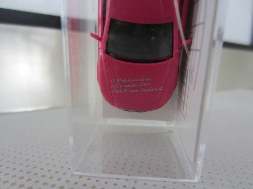 BUSCH AUDI A6 LIMOUSINE INGOLSTADT in PINK - model is PLASTIC - HO or 1:87 scale - Image 4 of 4