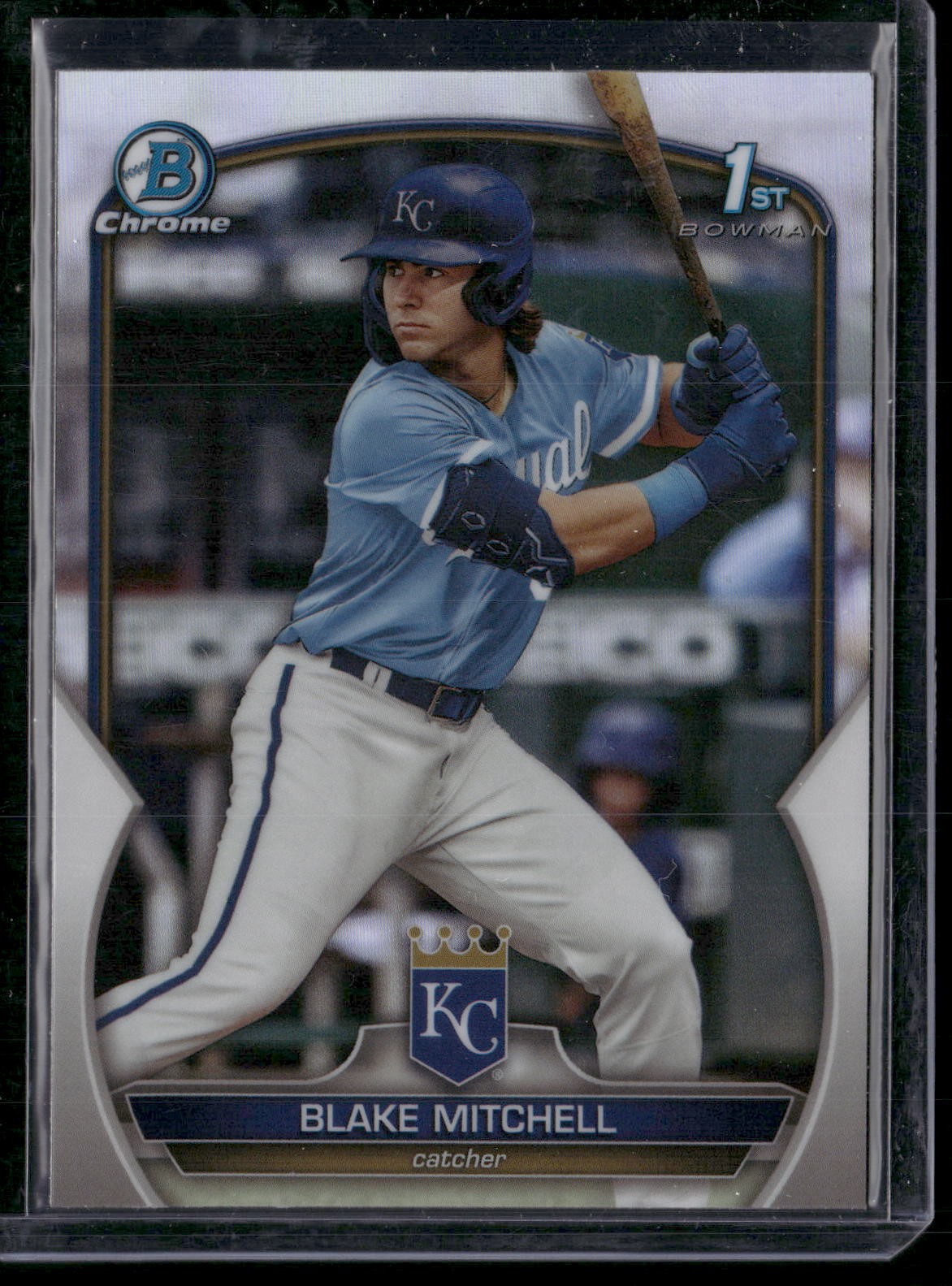 2023 Bowman Draft Blake Mitchell 1st Bowman Chrome Refractor #BDC133 Royals 2