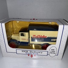 Ertl - True Value - 1:34 Scale Die-cast - 1931 Delivery Truck Bank.