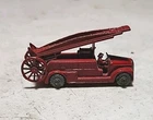 Vintage Lesney Moko Matchbox #9-B Dennis Fire Escape Metal Wheels 1957