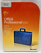 MICROSOFT OFFICE PROFESSIONAL 2010 W/PRODUCT KEY NEW SEALED