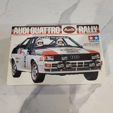 Tamiya 1/24 Audi Quattro  Rally Car. USA seller. Open box; Parts sealed.