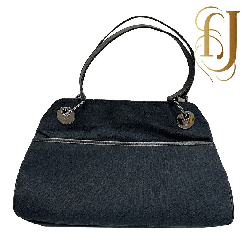 Sac à main fourre tout en toile Gucci GG d'occasion authentique