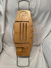 Umbra Luxury Bamboo Bathtub Caddy With Book/Tablet Rest, Candle Holder, More…