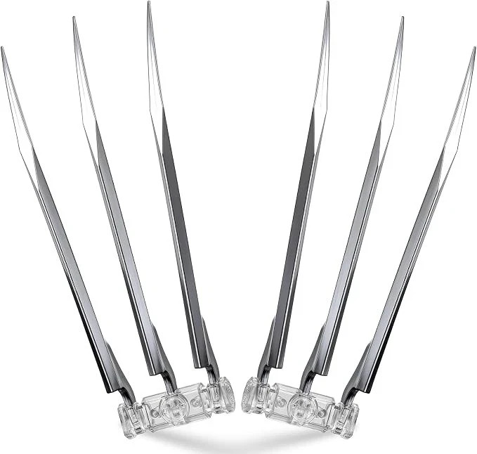 One Pair of Wolf Claws Anti-Break Real Wolverine Claws X-Men