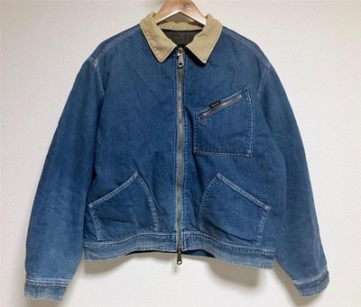 kapital Denim Lining Reversible Work Jacket zip up Virgin Mary