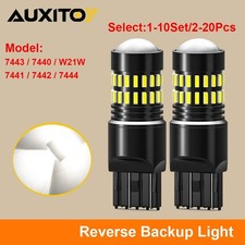Auxito 7443 7440 Led White Reverse Backup Light Bulbs Canbus Error Free 2-20x Auxito 7443 7440 Led White Reverse Backup Light Bulbs Canbus Error Free 2-20x