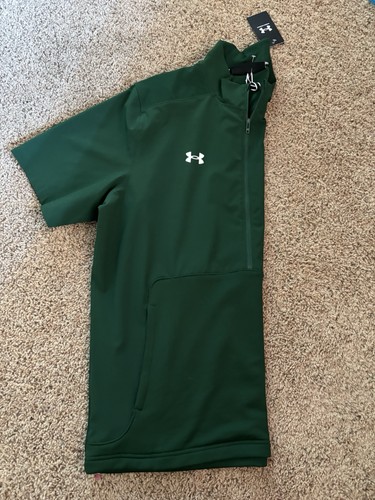 Under Armour Motivate 2.0 Pullover Men XL Green 1/2 Zip Performance Active - Picture 6 of 6