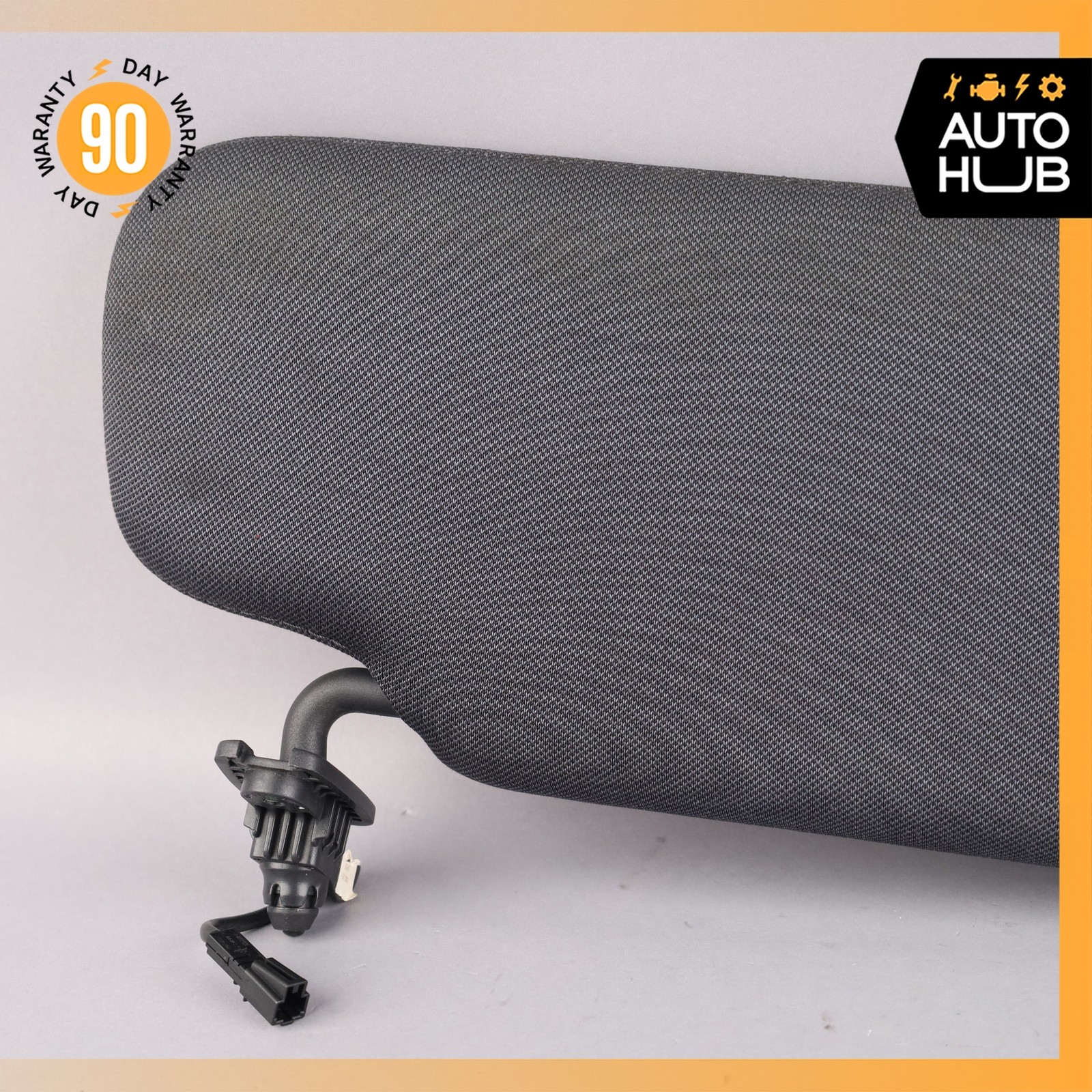 17-24 Maserati Levante M161 Left Driver Side Sunvisor Sun Visor Black OEM 89k
