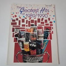 The Greatest Hits Of 1989/1990 Easy Piano CPP/Belwin Paperback White USA 1989