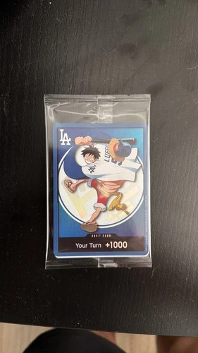 2026 ONE PIECE LOS ANGELES DODGERS MONKEY D LUFFY DON CARD PROMO 7/2/26 SEALED💎