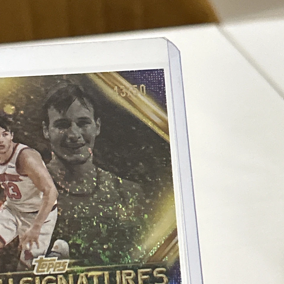 2025-26 Topps #TNS-TK Tyler Kolek Topps Notch Signatures Gold Holo Foil /50 - Image 2 of 4