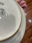 Hutschenreuther Hohenberg Vintage Cobalt & Gold Encrusted 10.5" Dinner Plate — photo 4