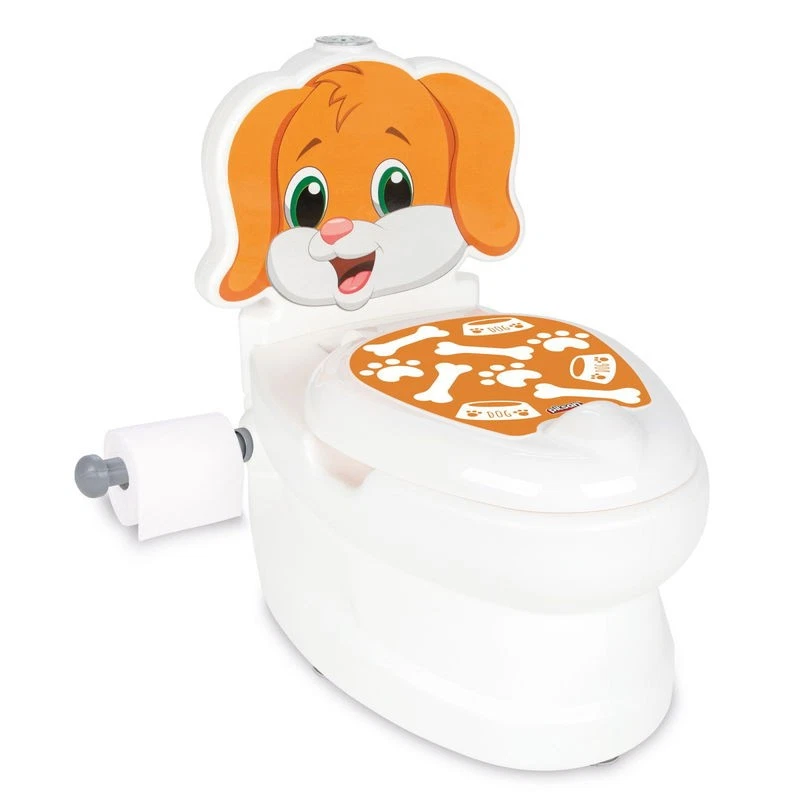 Töpfchen mit Spülgeräusch und verschiedenen Tiermotiven, Kindertoilette - Bild 1 von 4